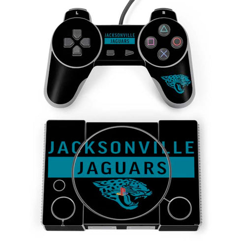 NFL Jacksonville Jaguars Black Performance Series PlayStation Classic Bundle Skin